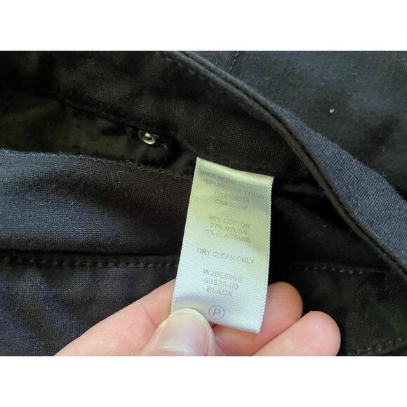 Joes Jeans Ponte Skinny Jegging Mid Rise Zip Fly Stretch Pockets Black Sz 29 - Picture 6 of 6
